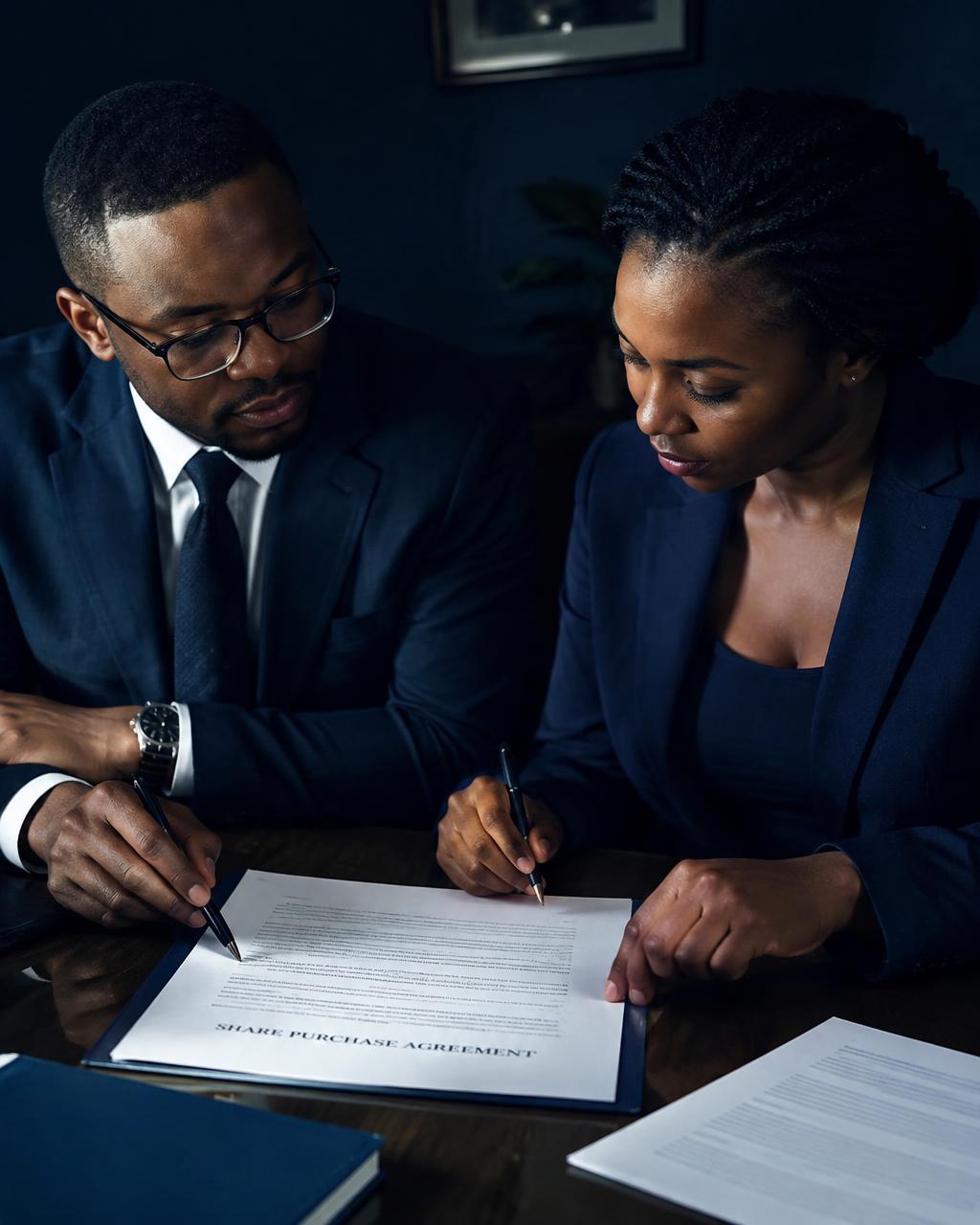 Legal Team — Reviewing agreements and transaction structures.